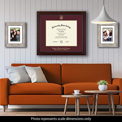 Loyola University Chicago Stritch School of Medicine - Officially Licensed - Gold Embossed Diploma Frame - Document Size 17" x 14"