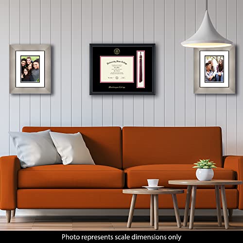 Muskingum College - Officially Licensed - Gold Embossed Tassel Diploma Frame - Document Size 9" x 7"