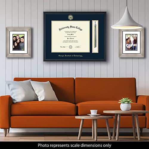 Georgia Institute of Technology - Officially Licensed - Gold Embossed Tassel Diploma Frame - Document Size 17" x 14"