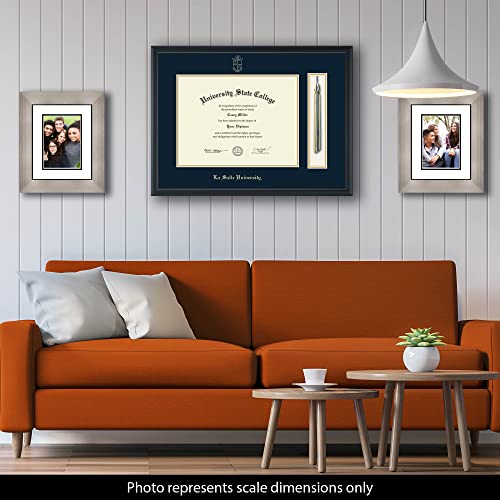 La Salle University - Officially Licensed - Gold Embossed Tassel Diploma Frame - Document Size 16" x 12"