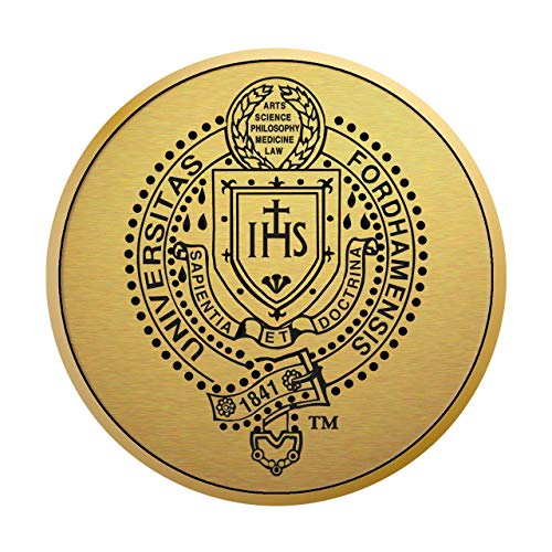 Church Hill Classics Fordham University - Gold Engraved Medallion - Featuring Hampshire Moulding - Officially Licensed - Diploma Size 13" x 10"