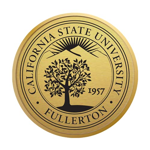 California State University Fullerton - Officially Licensed - Gold Medallion Diploma Frame - Document Size 11" x 8.5"