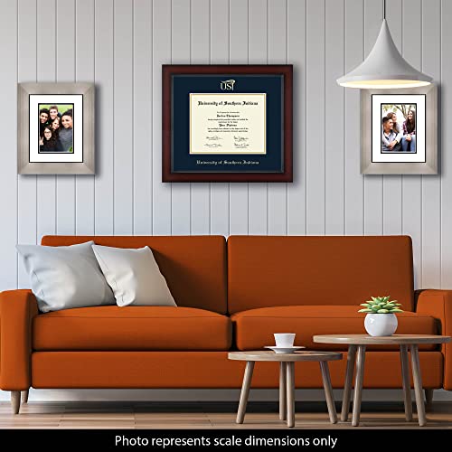 University of Southern Indiana - Officially Licensed - Gold Embossed Diploma Frame - Document Size 11" x 8.5"