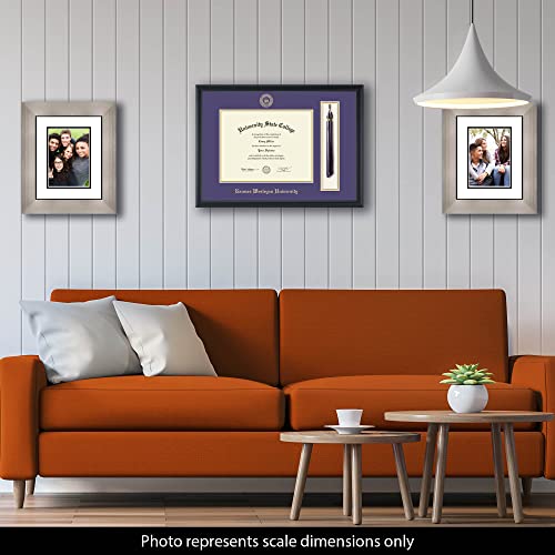 Kansas Wesleyan University - Officially Licensed - Gold Embossed Tassel Diploma Frame - Document Size 11" x 8.5"