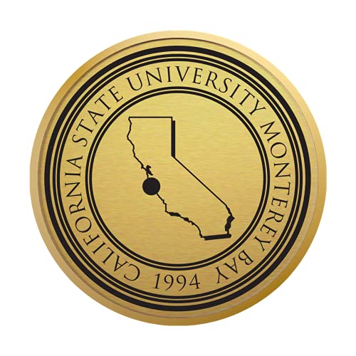 California State University Monterey Bay - Officially Licensed - Gold Medallion Diploma Frame - Document Size 11" x 8.5"