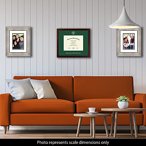 University of San Francisco - Officially Licensed - Gold Embossed Diploma Frame - Document Size 9" x 7"