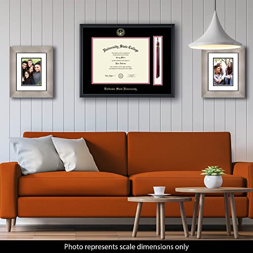 Valdosta State University - Officially Licensed - Gold Embossed Tassel Diploma Frame - Document Size 15" x 12"