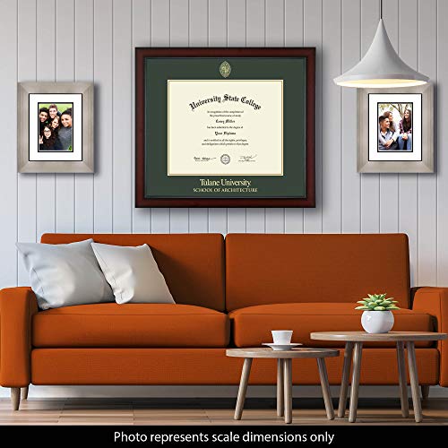 Tulane University School of Architecture - Officially Licensed - Gold Embossed Diploma Frame - Document Size 17" x 14"