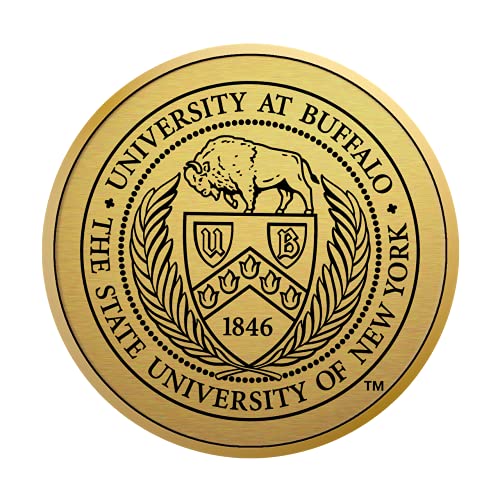 University at Buffalo - Officially Licensed - Gold Medallion Diploma Frame - Document Size 12.5" x 9.75"