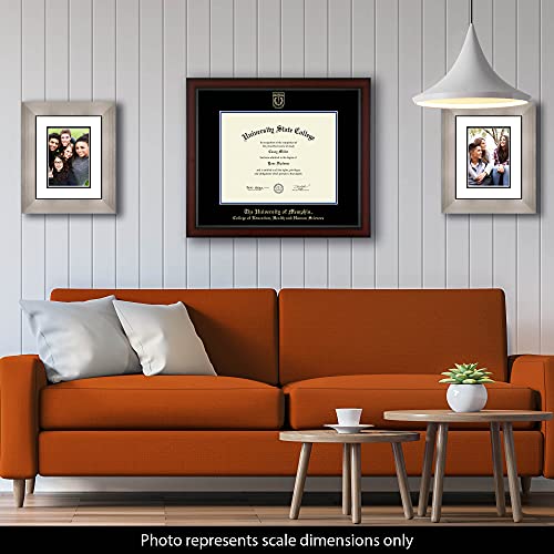 The University of Memphis College of Education, Health and Human Sciences - Officially Licensed - Bachelor's/Master's/Pre-2010 PhD - Gold Embossed Diploma Frame - Document Size 14" x 11"