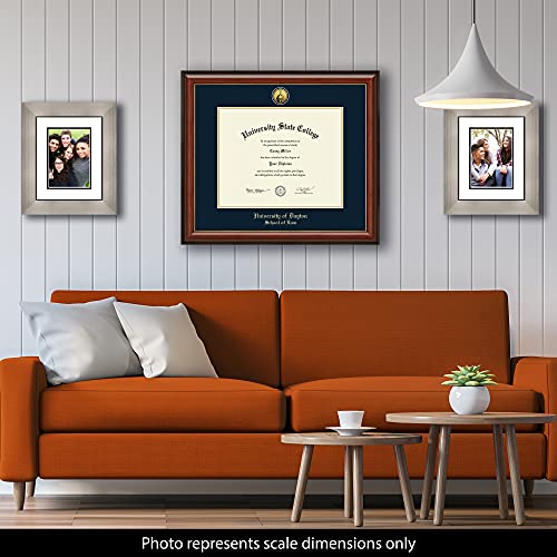 University of Dayton School of Law - Officially Licensed - Gold Medallion Diploma Frame - Document Size 15" x 12"