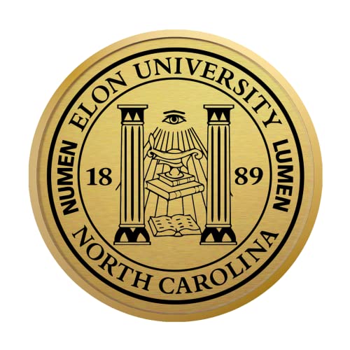 Elon University - Officially Licensed - Gold Medallion Diploma Frame - Document Size 14" x 11"