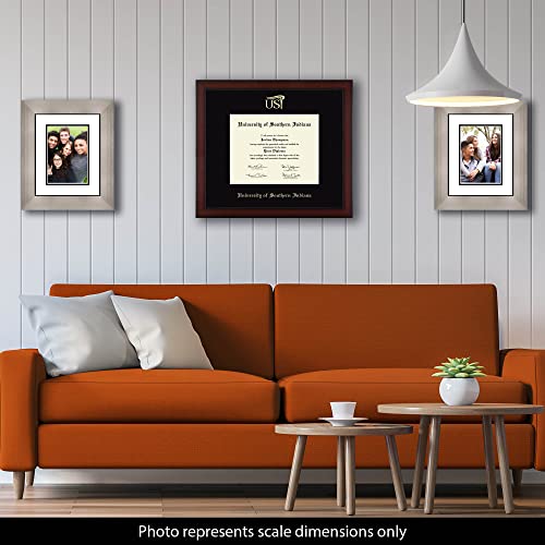 University of Southern Indiana - Officially Licensed - Gold Embossed Diploma Frame - Document Size 11" x 8.5"