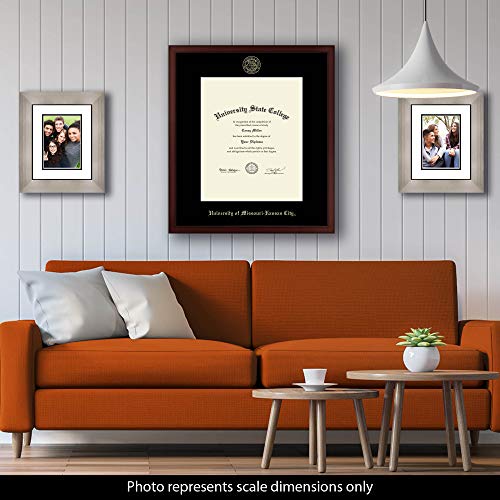 University of Missouri Kansas City - Officially Licensed - Pre-Spring 2021 PhD - Gold Embossed Diploma Frame - Document Size 14" x 17"