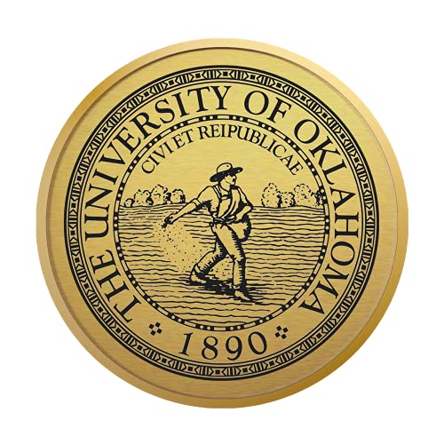 The University of Oklahoma College of Atmospheric and Geographic Sciences - Officially Licensed - Gold Medallion Diploma Frame - Document Size 11" x 8.5"