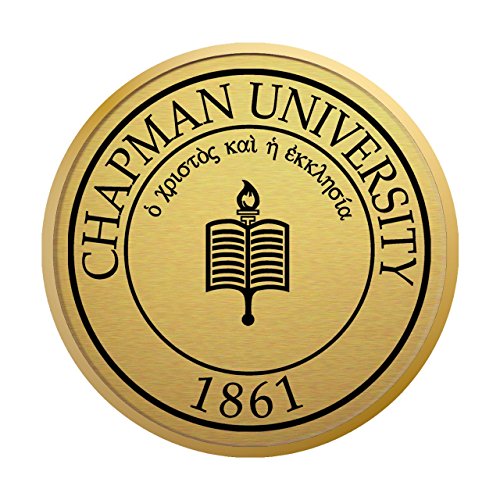 Church Hill Classics Chapman University - Gold Engraved Medallion - Featuring Murano Moulding - Officially Licensed - Diploma Size 11" x 8.5"