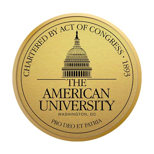 American University - Officially Licensed - Juris Doctor- Gold Medallion Diploma Frame - Document Size 17" x 14"