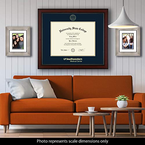 University of Texas Southwestern Medical Center - Officially Licensed - Medical Degree - Gold Embossed Diploma Frame - Document Size 20.5" x 15.75"