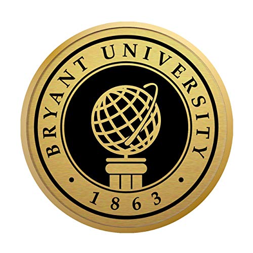 Church Hill Classics Bryant University - Gold Engraved Medallion - Featuring Onyx Gold Moulding - Officially Licensed - Diploma Size 14" x 11"