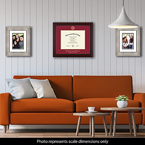 The University of Oklahoma College of Nursing - Officially Licensed - Gold Embossed Diploma Frame - Document Size 11" x 8.5"