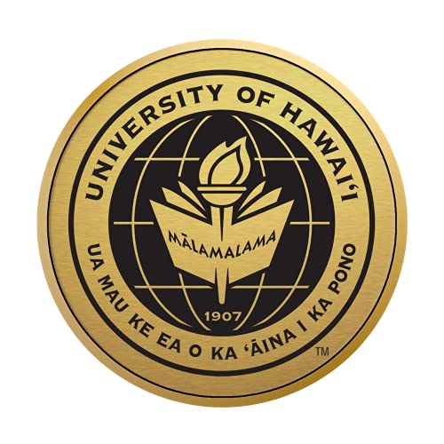 University of Hawaii at Manoa - Officially Licensed - Gold Medallion Diploma Frame - Document Size 10" x 8"