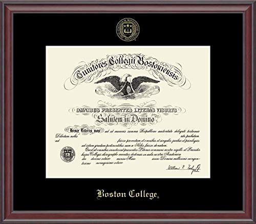 Church Hill Classics Boston College - Gold Embossed - Featuring Studio Moulding - Officially Licensed - Diploma Size 15.875" x 12.8125"