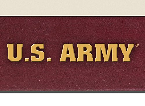 Church Hill Classics U.S. Army Certificate Frame - Featuring Expo Cherry Moulding - Horizontal Orientation - Officially Licensed - Document Size 14" x 11"