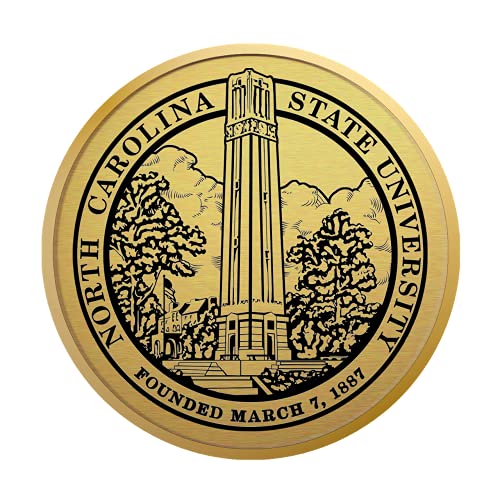 Church Hill Classics North Carolina State University - Gold Engraved Medallion - Featuring Sutton Moulding - Officially Licensed - Diploma Size 14" x 11"