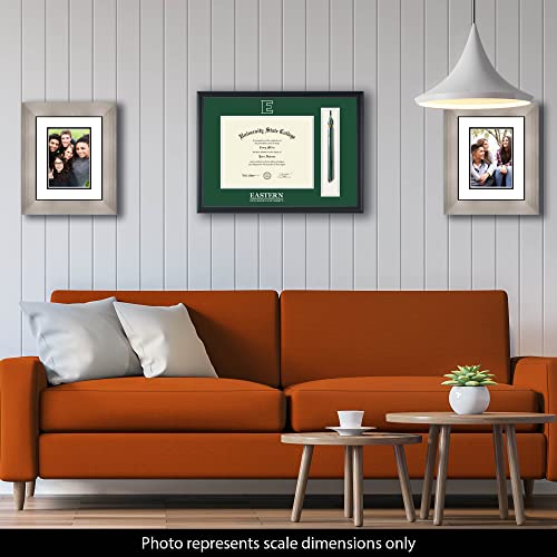 Eastern New Mexico University - Officially Licensed - Silver Embossed Tassel Diploma Frame - Document Size 11" x 8.5"