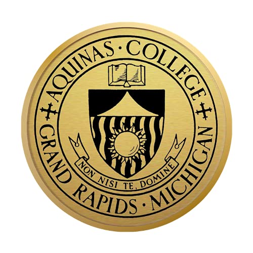 Aquinas College in Michigan - Officially Licensed - Gold Medallion Diploma Frame - Document Size 11" x 8.5"