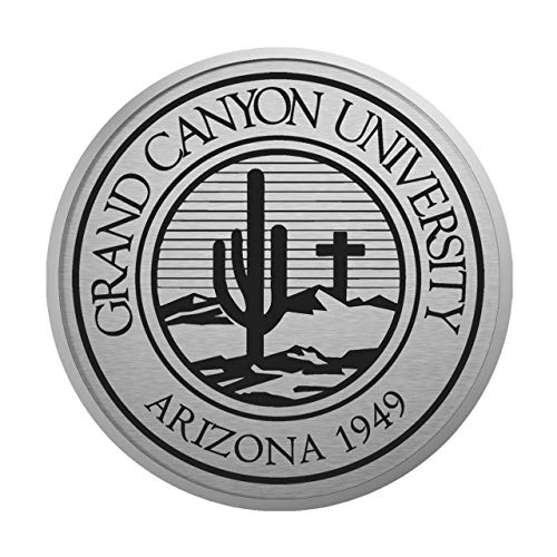 Church Hill Classics Grand Canyon University - Silver Engraved Medallion - Featuring Cordova Moulding - Officially Licensed - Diploma Size 11" x 8.5"