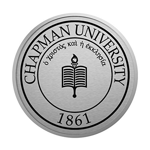 Church Hill Classics Chapman University - Silver Engraved Medallion - Featuring Onyx Silver Moulding - Officially Licensed - Diploma Size 11" x 8.5"