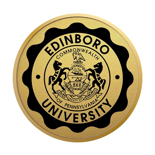 Edinboro University - Officially Licensed - Gold Medallion Diploma Frame - Document Size 11" x 8.5"