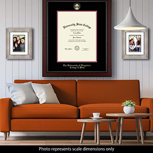 The University of Virginia's College at Wise - Officially Licensed - Gold Embossed Diploma Frame - Document Size 17" x 22"