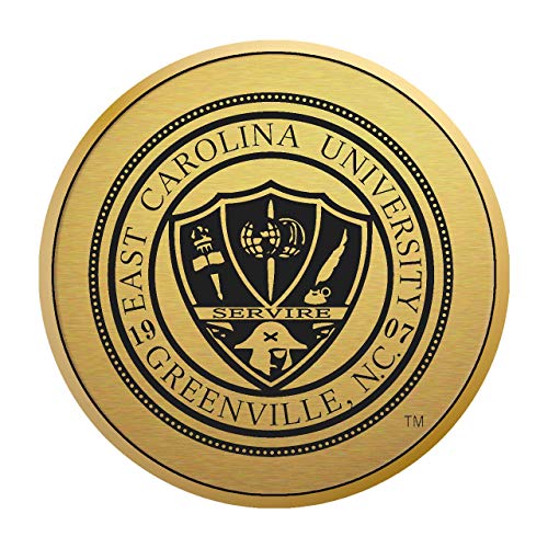 Church Hill Classics East Carolina University - Gold Engraved Medallion - Featuring Hampshire Moulding - Officially Licensed - Diploma Size 14" x 11"