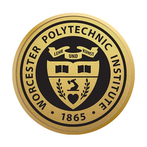 Worcester Polytechnic Institute - Officially Licensed - Bachelor's/Master's - Gold Medallion Diploma Frame - Document Size 11" x 8.5"