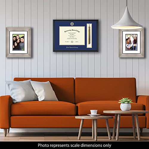 Fort Lewis College - Officially Licensed - Gold Embossed Tassel Diploma Frame - Document Size 11" x 8"