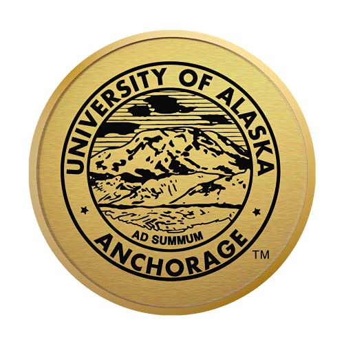 University of Alaska Anchorage - Officially Licensed - Gold Medallion Diploma Frame - Document Size 11" x 8.5"