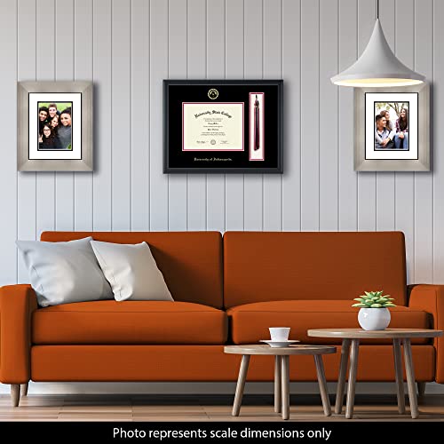 University of Indianapolis - Officially Licensed - Bachelor's/Master's - Gold Embossed Tassel Diploma Frame - Document Size 9" x 7"