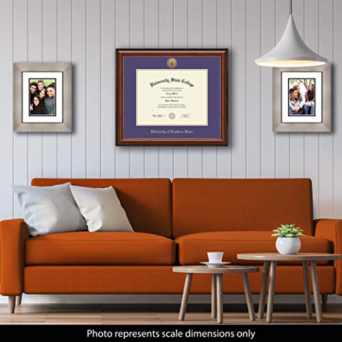 University of Northern Iowa - Officially Licensed - PhD - Gold Medallion Diploma Frame - Document Size 14" x 11"