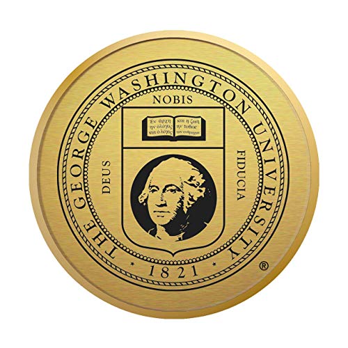 Church Hill Classics The George Washington University - Gold Engraved Medallion - Featuring Hampshire Moulding - Officially Licensed - Diploma Size 11" x 8.5"