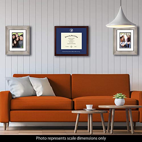 Central Connecticut State University - Officially Licensed - Bachelor's/Master's - Silver Embossed Diploma Frame - Document Size 10" x 8"