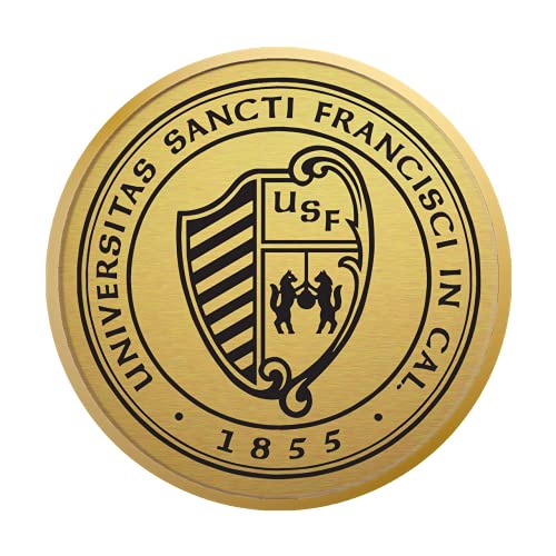 University of San Francisco - Officially Licensed - Gold Medallion Diploma Frame - Document Size 9" x 7"