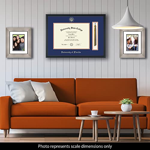 University of Florida - Officially Licensed - Gold Embossed Tassel Diploma Frame - Document Size 16" x 11.5"