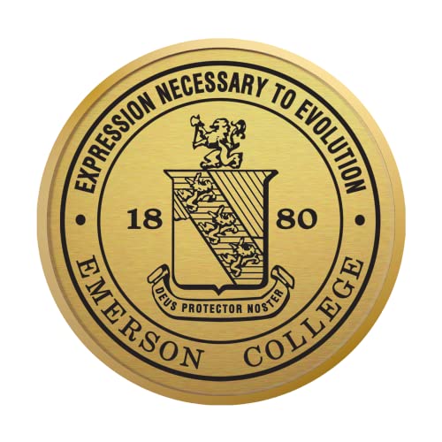 Emerson College - Officially Licensed - Pre-December 2021 Bachelor's/Master's/PhD - Gold Medallion Diploma Frame - Document Size 11" x 8.5"