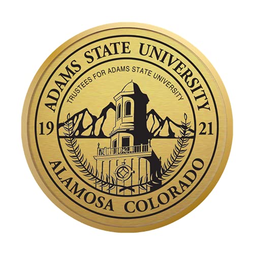 Adams State University - Officially Licensed - Gold Medallion Diploma Frame - Document Size 10" x 8"