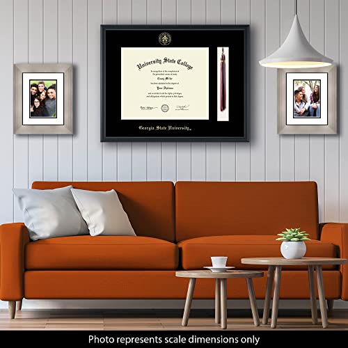 Georgia State University - Officially Licensed - Gold Embossed Tassel Diploma Frame - Document Size 17" x 14"