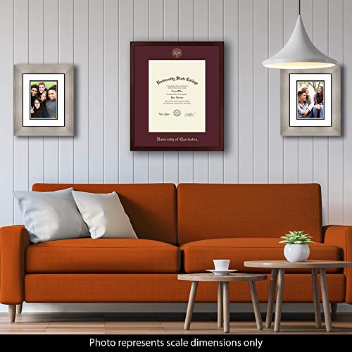 University of Charleston - Officially Licensed - Gold Embossed Diploma Frame - Document Size 11" x 14"