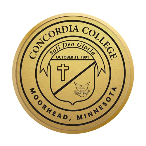 Concordia College Moorhead - Officially Licensed - Gold Medallion Diploma Frame - Document Size 8" x 6"