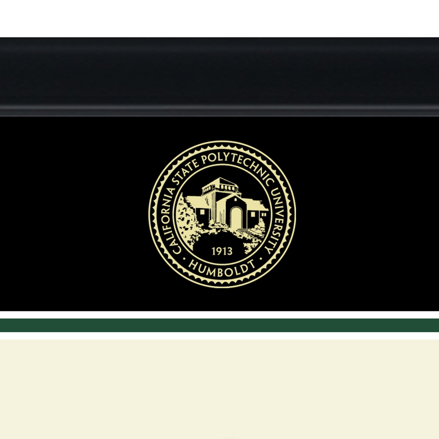 Framerly Officially Licensed for California State Polytechnic University Humboldt - Gold Embossed Tassel Diploma Frame - Document Size 11" x 8.5"